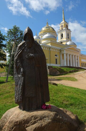 Nilo-Stolobenskaya hermitage on Lake Seliger