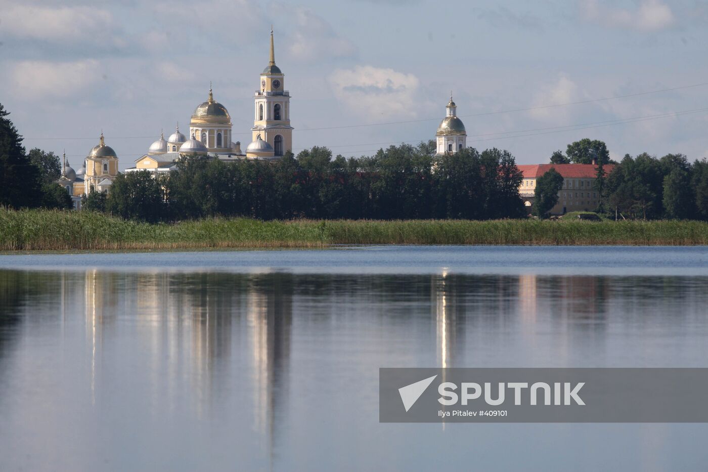 Nilo-Stolobenskaya hermitage on Lake Seliger