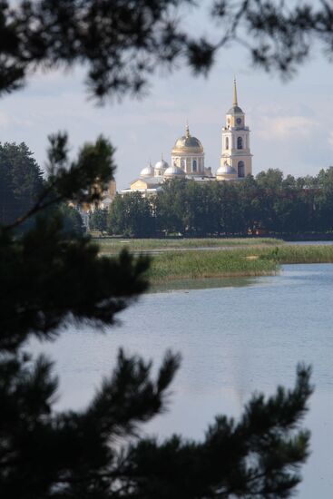 Nilo-Stolobenskaya hermitage on Lake Seliger