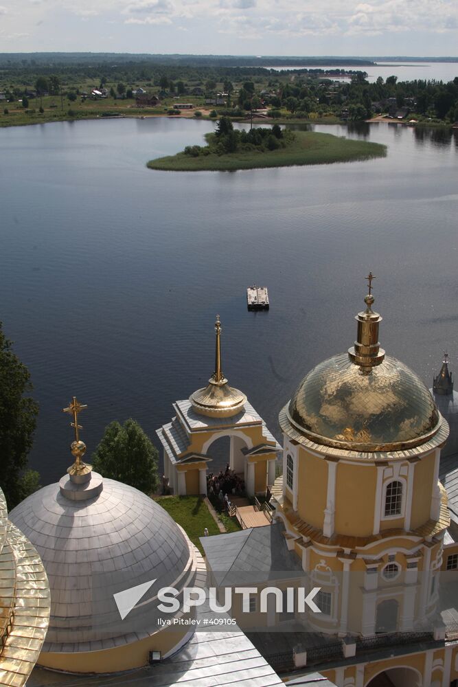 Nilo-Stolobenskaya hermitage on Lake Seliger