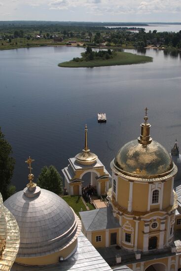 Nilo-Stolobenskaya hermitage on Lake Seliger