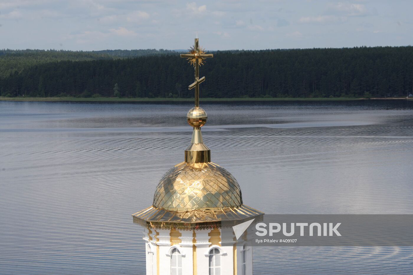 Nilo-Stolobenskaya hermitage on Lake Seliger