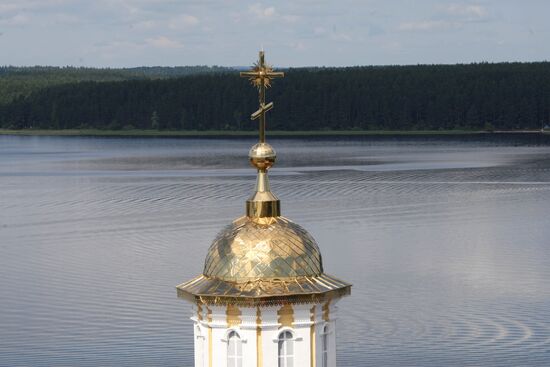 Nilo-Stolobenskaya hermitage on Lake Seliger
