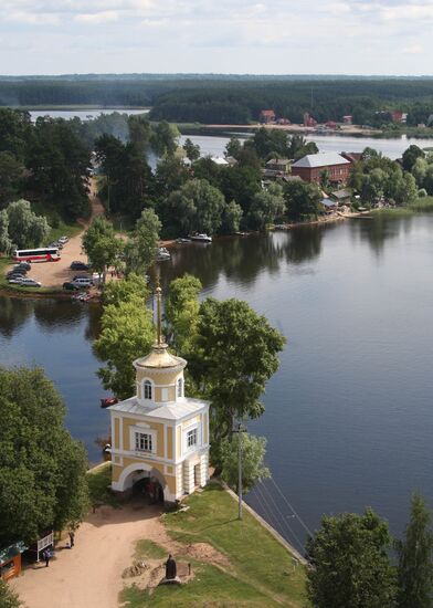Nilo-Stolobenskaya hermitage on Lake Seliger