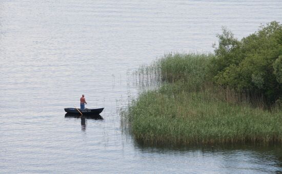 Nilo-Stolobenskaya hermitage on Lake Seliger