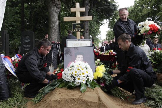 Lyudmila Zykina's funeral