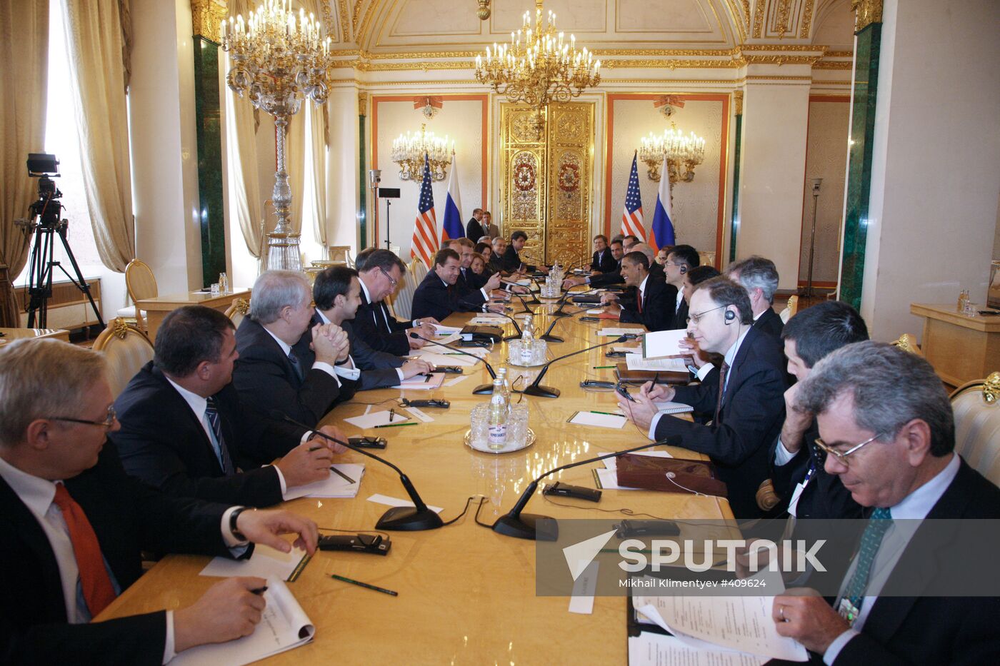 Russian-American talks at the Kremlin