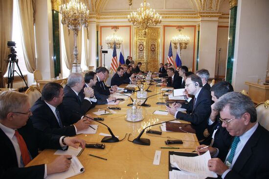 Russian-American talks at the Kremlin