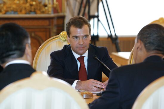 Russian-American talks at the Kremlin