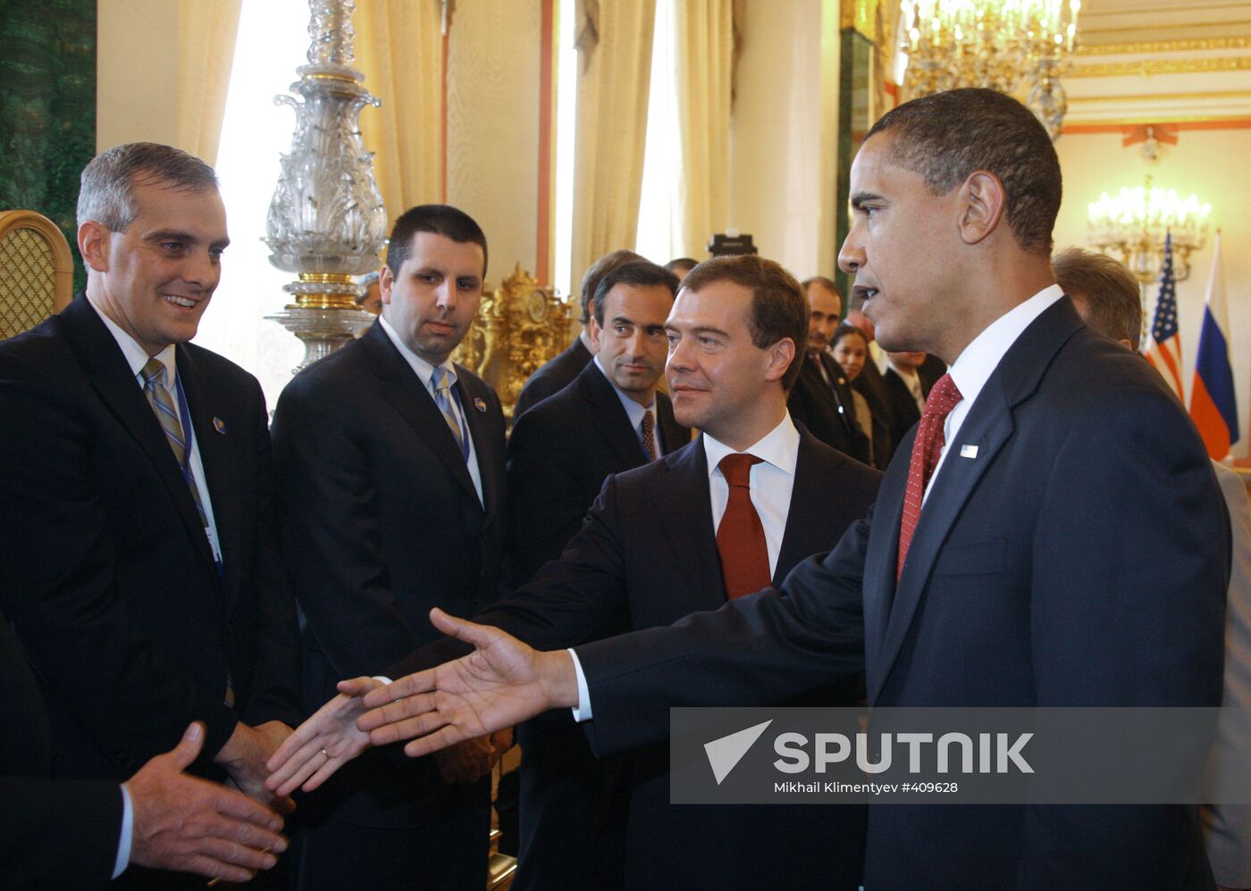 Russian-American talks at the Kremlin