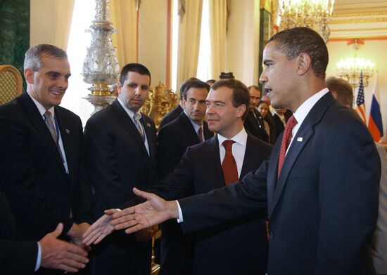 Russian-American talks at the Kremlin