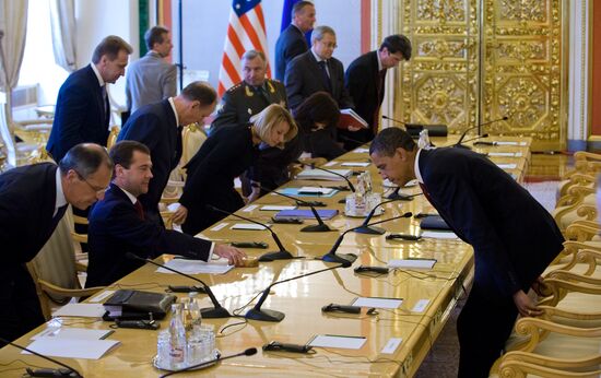 Russian-American talks at the Kremlin