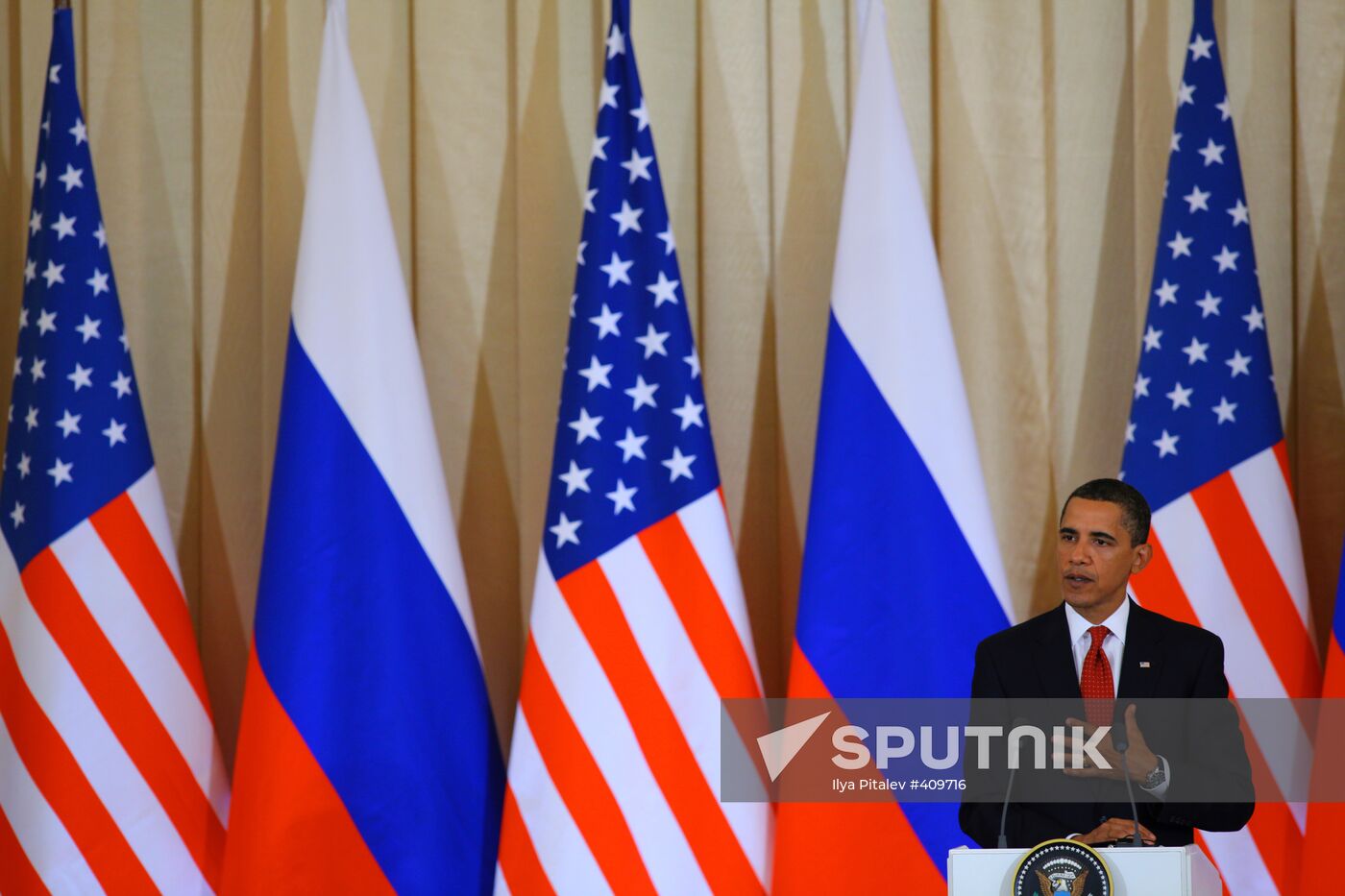 U.S. President Barack Obama visits Russia