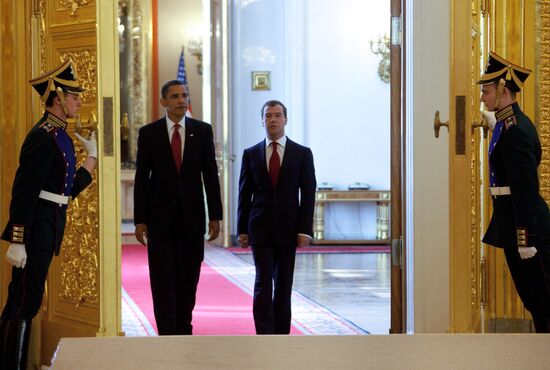 U.S. President Barack Obama visits Russia