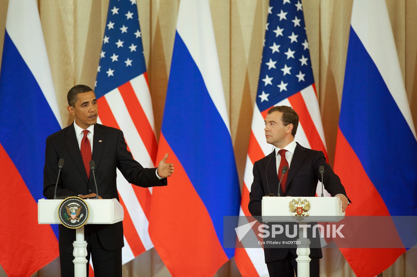 U.S. President Barack Obama visits Russia