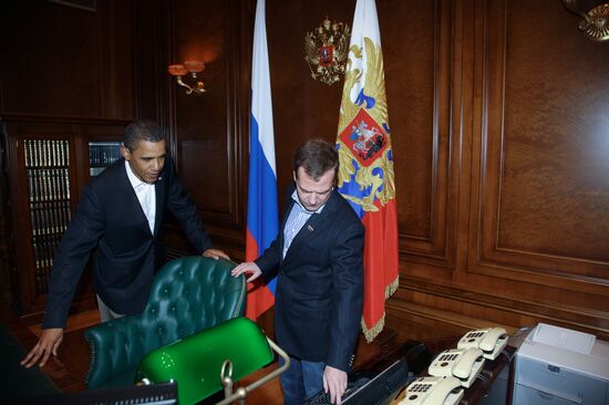 U.S. President Barack Obama visits Russia