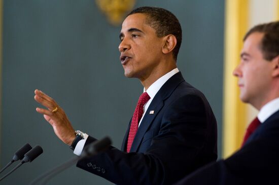 U.S. President Barack Obama visits Russia