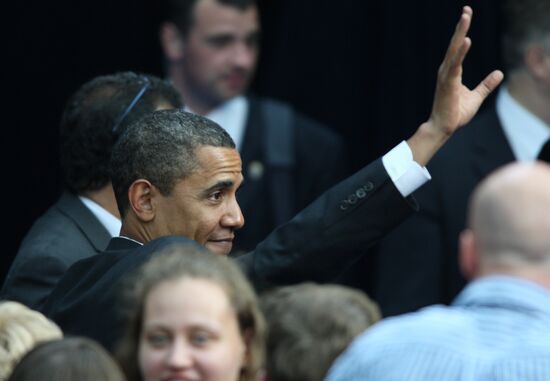 Day two of U.S. President Barack Obama's visit to Russia