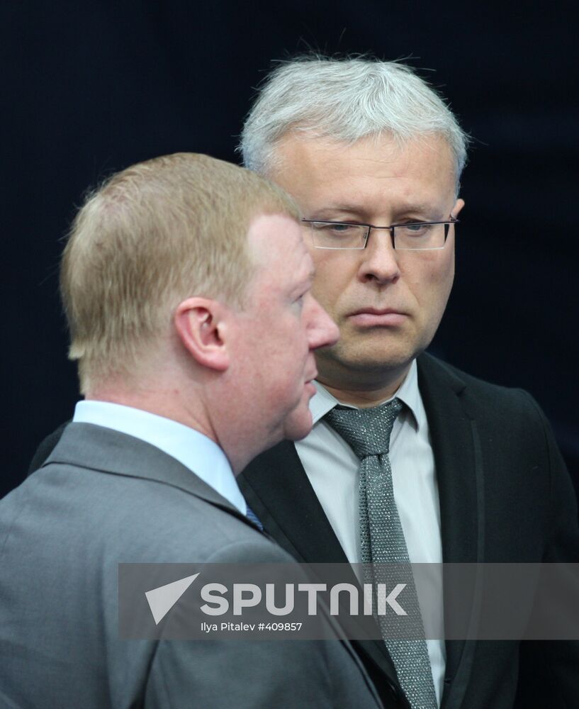 Alexander Lebedev and Anatoly Chubais