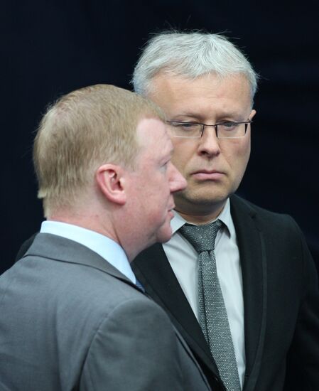 Alexander Lebedev and Anatoly Chubais