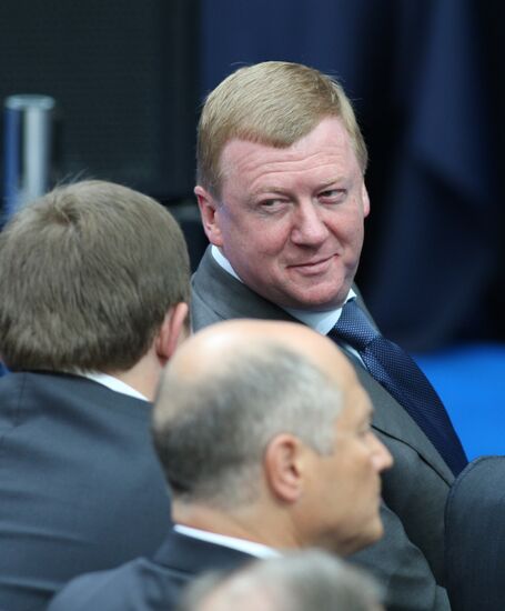 Rosnano director general Anatoly Chubais