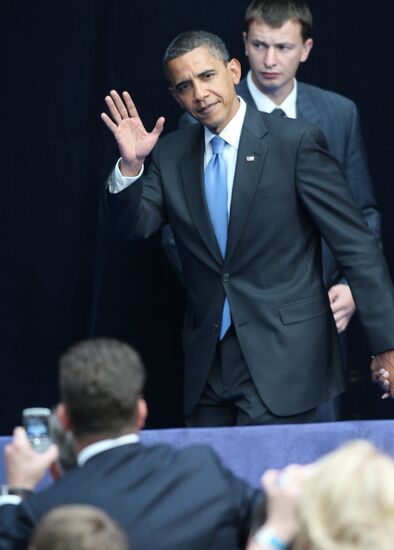 Day two of U.S. President Barack Obama's visit to Russia