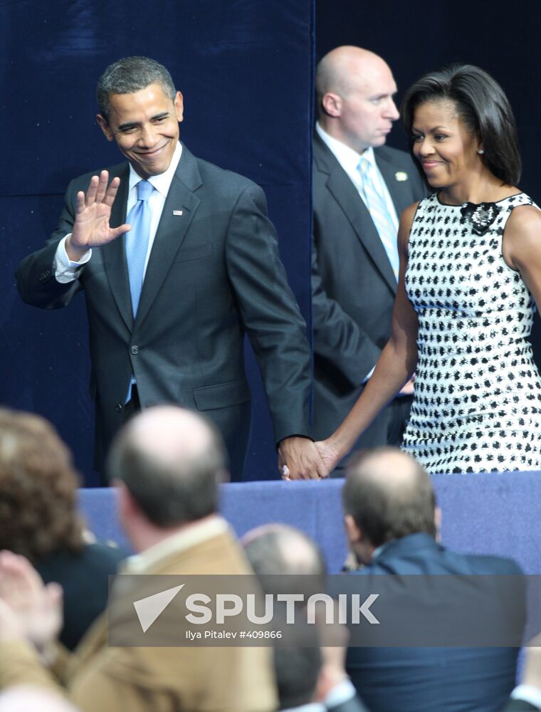 Day two of U.S. President Barack Obama's visit to Russia