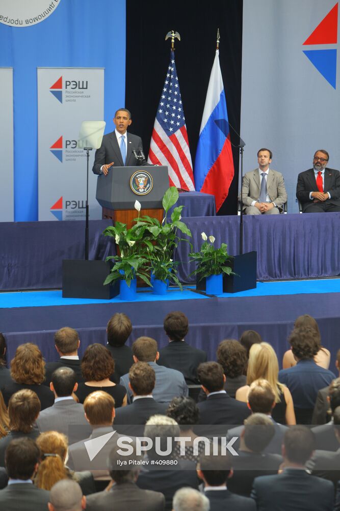 Day two of U.S. President Barack Obama's visit to Russia