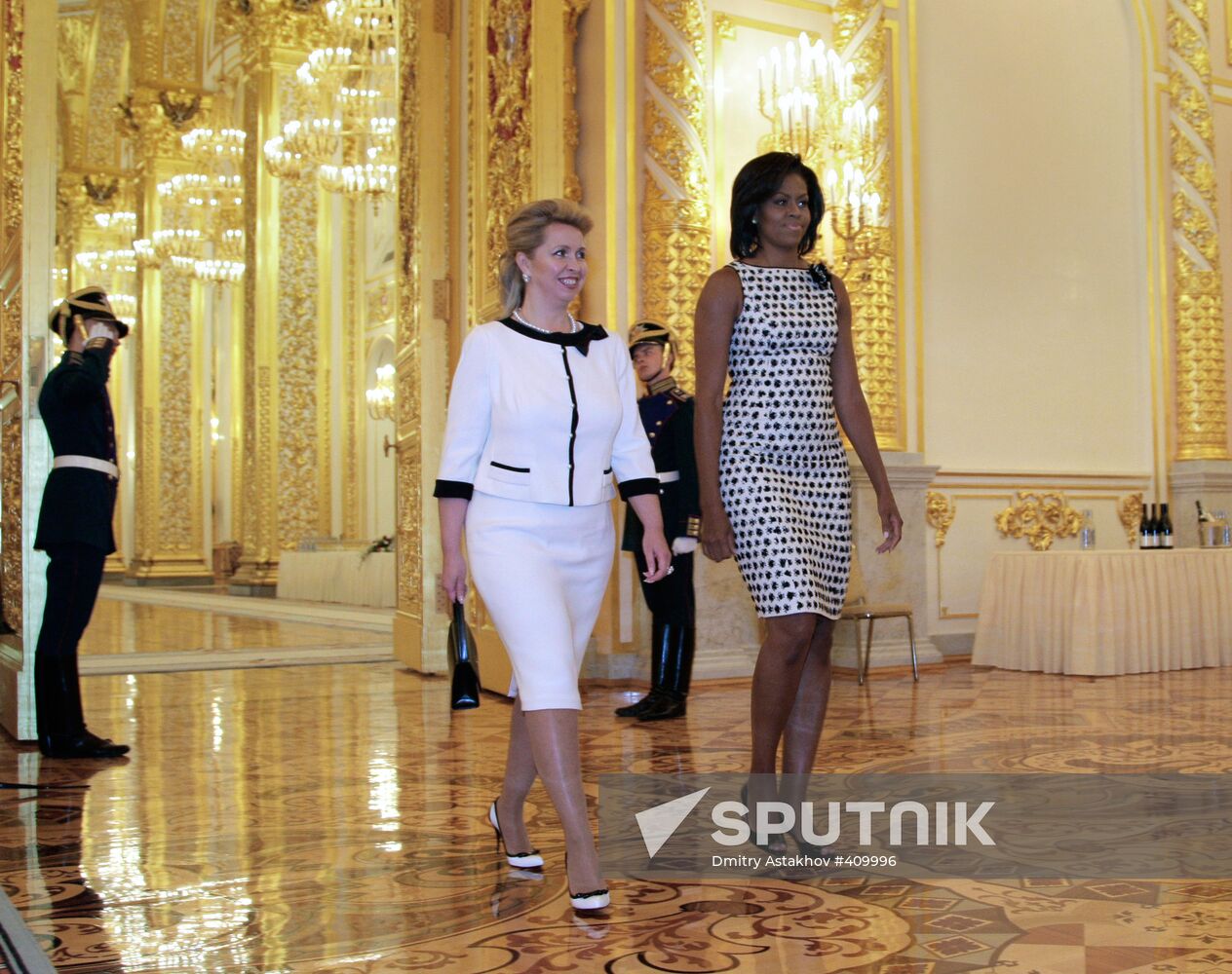 Svetlana Medvedeva and Michelle Obama