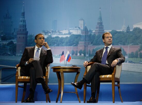 Day two of U.S. President Barack Obama's visit to Russia