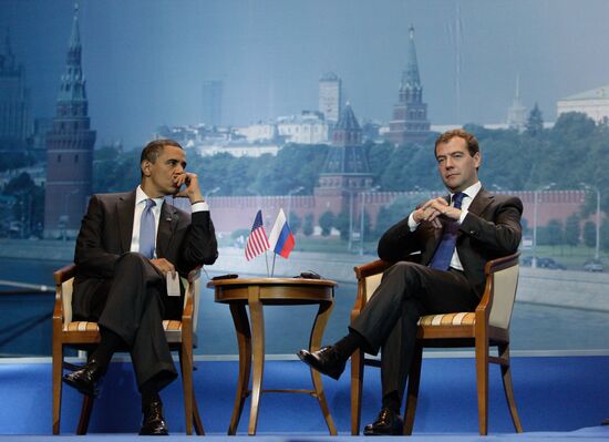 Day two of U.S. President Barack Obama's visit to Russia