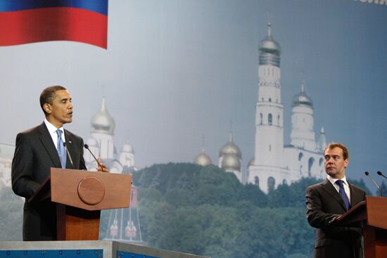 Day two of U.S. President Barack Obama's visit to Russia