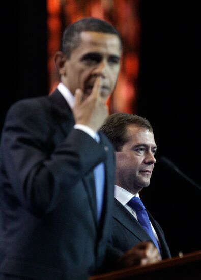 Day two of U.S. President Barack Obama's visit to Russia