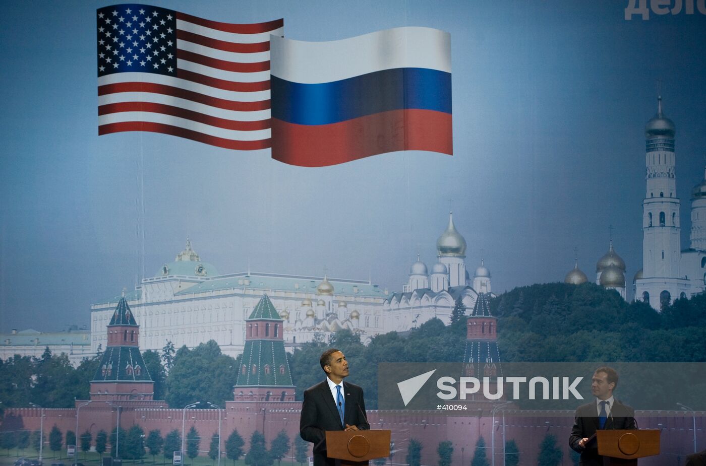 Day two of U.S. President Barack Obama's visit to Russia