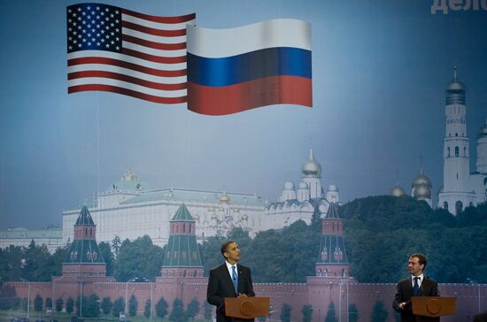 Day two of U.S. President Barack Obama's visit to Russia