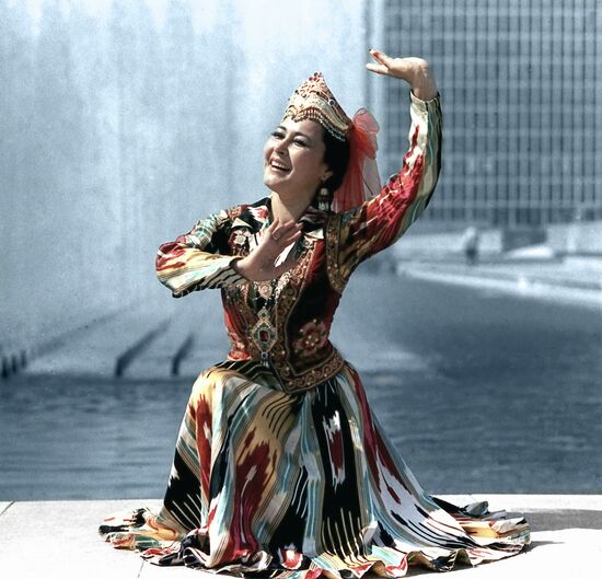 Uzbek dancer Tamara Yusupova