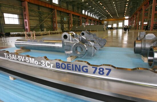 Boeing, VSMPO-Avisma Corporation open joint venture