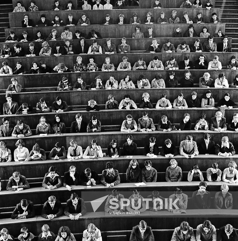 Lecture in Moscow State University