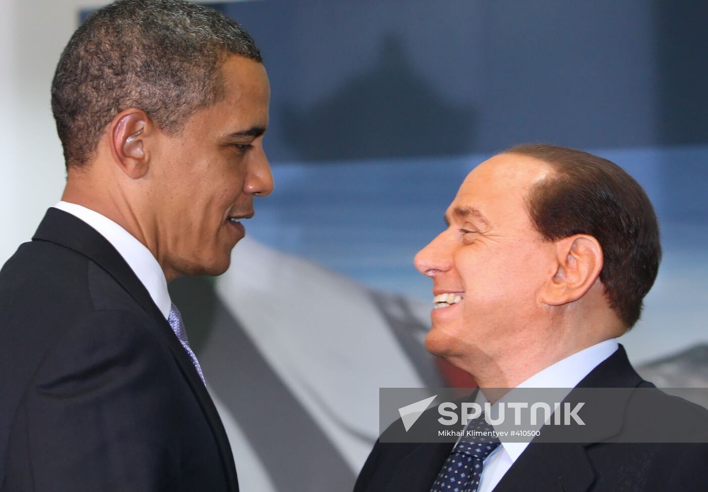 Barack Obama, Silvio Berlusconi attend 2009 G8 summit