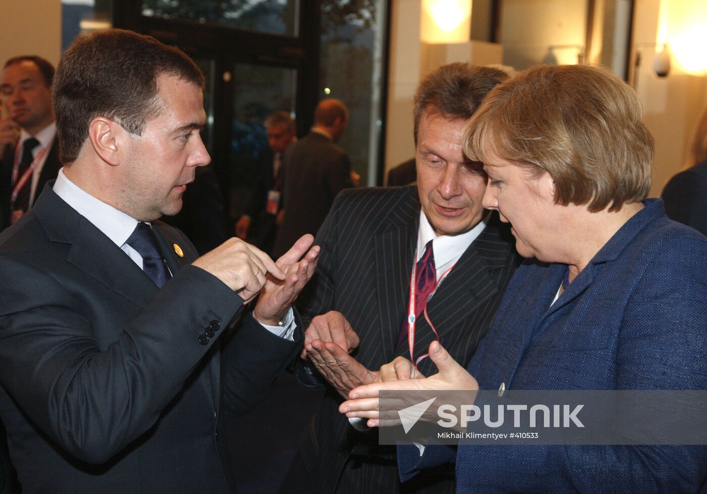 Russian President Dmitry Medvedev at the 2009 G8 summit