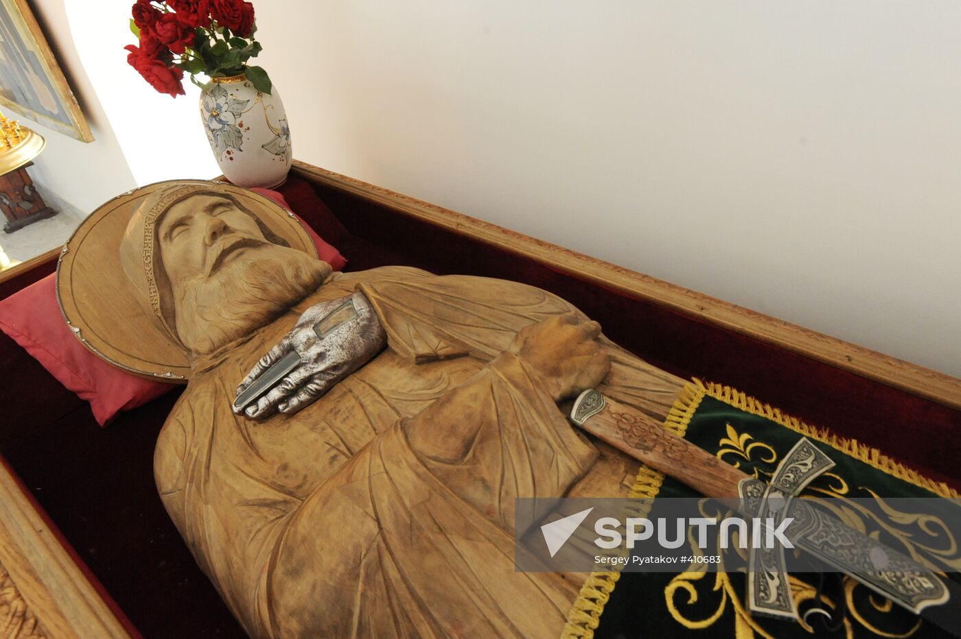 Details of holy relics of Ilya Muromets