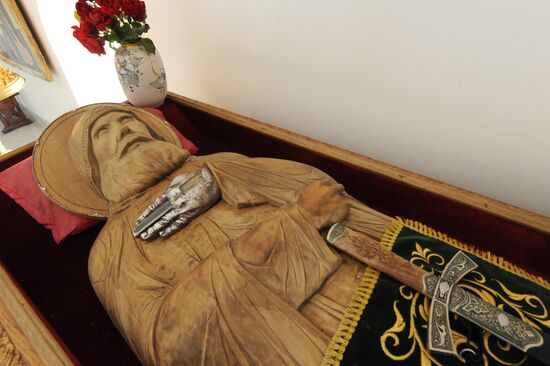 Details of holy relics of Ilya Muromets
