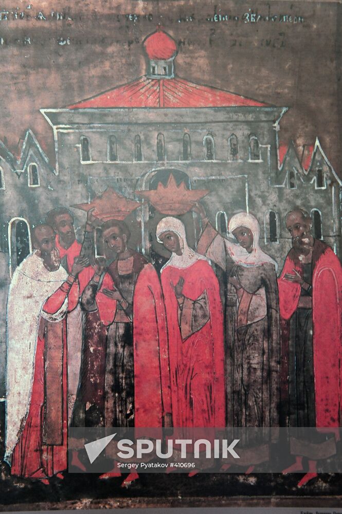 The church wedding of Saints Peter and Febronia