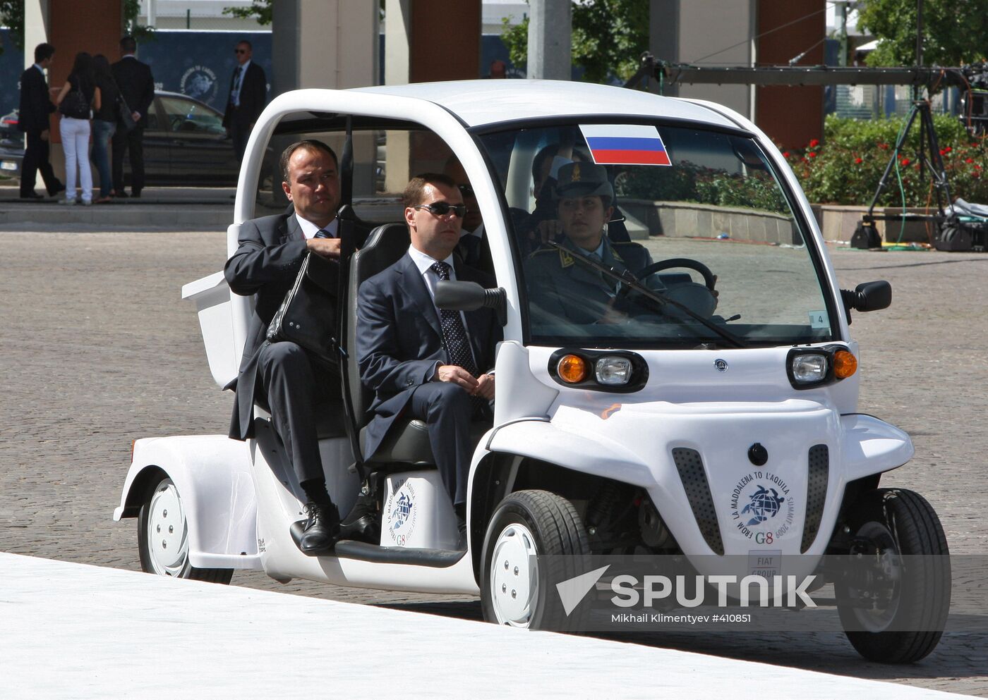 Dmitry Medvedev at 2009 G8 summit: day two