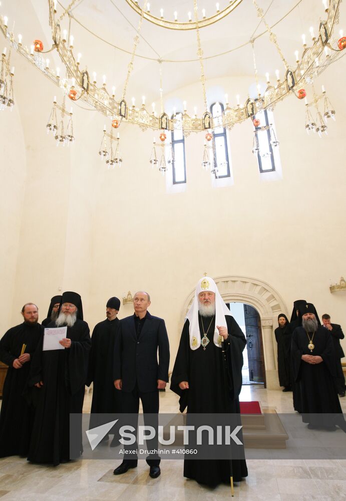 Russian PM Vladimir Putin visits North Western Federal District