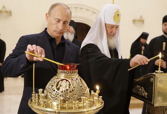 Russian PM Vladimir Putin visits North Western Federal District