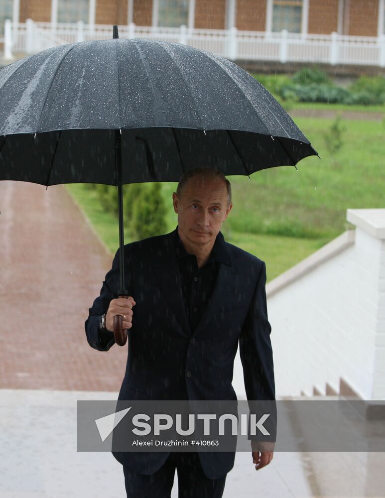 Russian PM Vladimir Putin visits North Western Federal District