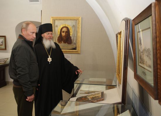 Russian PM Vladimir Putin visits North Western Federal District