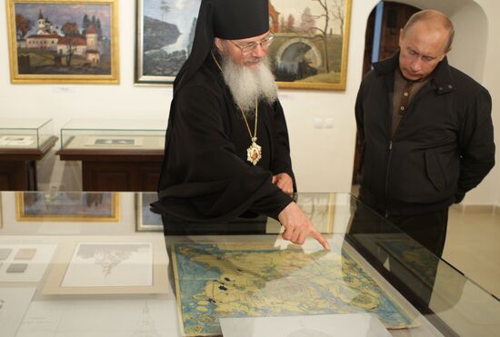 Russian PM Vladimir Putin visits North Western Federal District