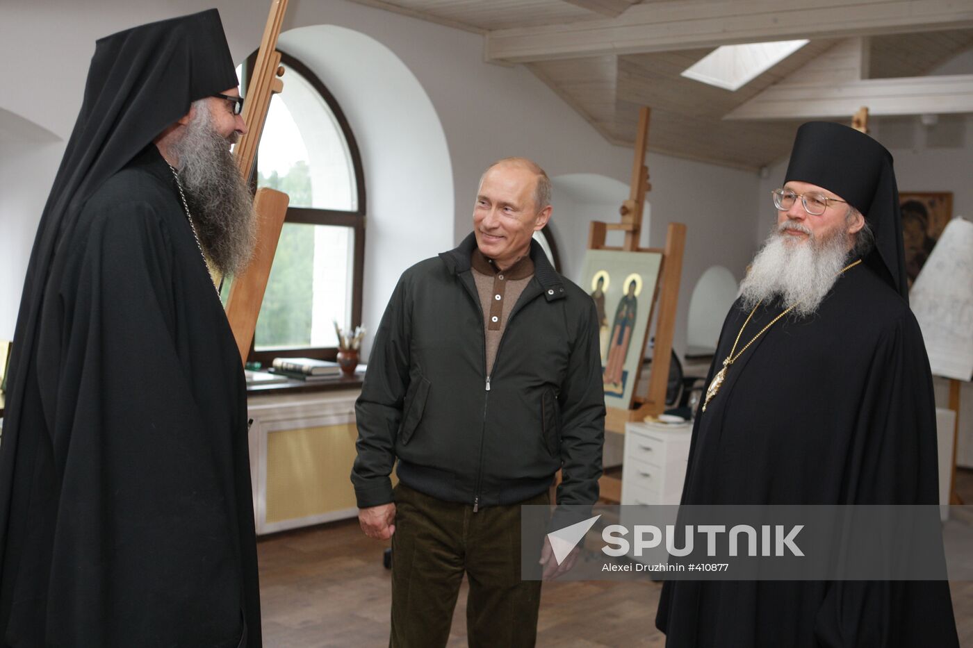 Russian PM Vladimir Putin visits North Western Federal District